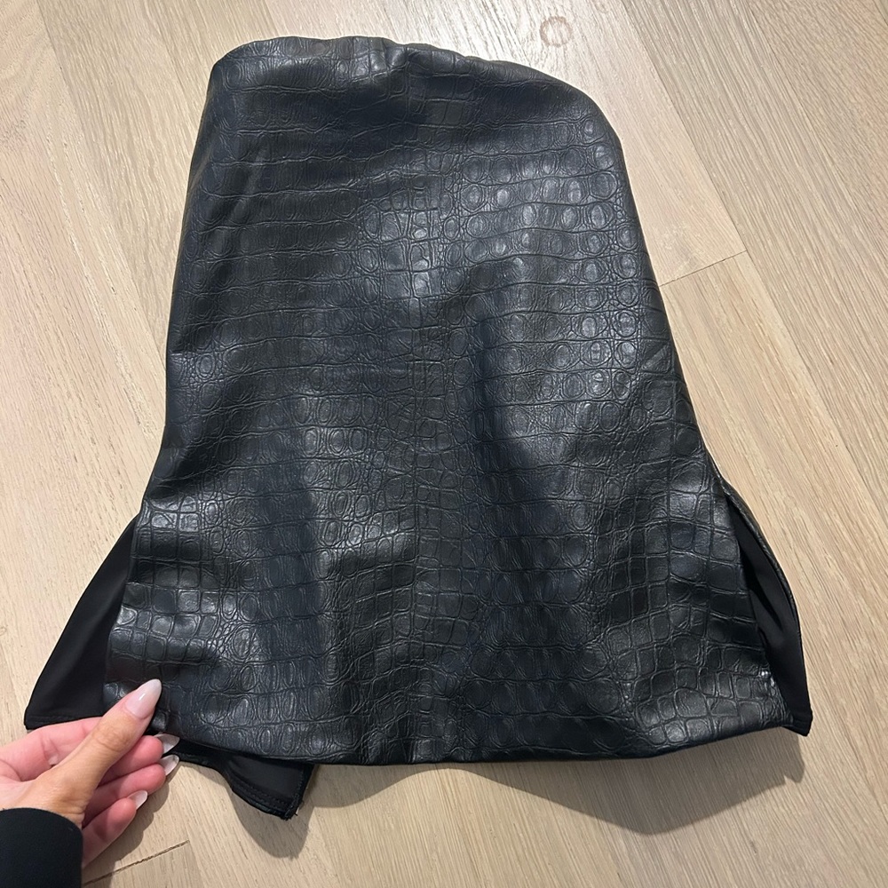 Naked wardrobe snake skin tube top